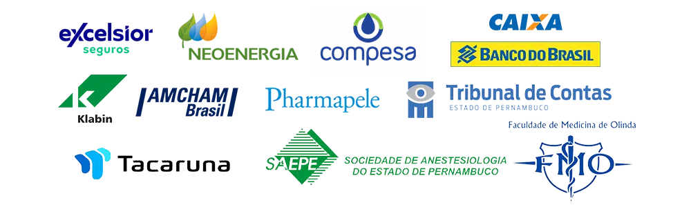 Logotipos das empresas que já contrataram palestras e treinamentos